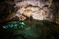 Underground Demanovka river in Demanovska cave of Liberty, Slovakia