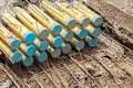 Underground electrical conduit Royalty Free Stock Photo