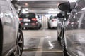 Underground garage or modern car parking Royalty Free Stock Photo