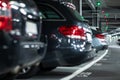 Underground garage or modern car parking Royalty Free Stock Photo