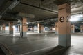 Underground garage - parking lot Royalty Free Stock Photo