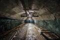 Underground hospital in a large abandoned Soviet bunker