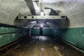 Underground hospital in a large abandoned Soviet bunker Royalty Free Stock Photo