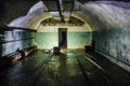 Underground hospital in a large abandoned Soviet bunker Royalty Free Stock Photo