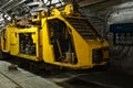 Underground industrial train in mine Royalty Free Stock Photo