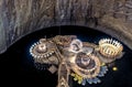 Underground lake in Salt Mine Salina Turda,