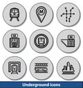 Underground light icons