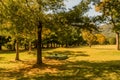 Underground maintenance access in park