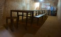 Underground meeting room at Cu Chi tunnel Royalty Free Stock Photo