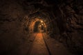 Underground mine passage Royalty Free Stock Photo
