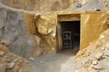 Underground mine tunnel, mining industry Royalty Free Stock Photo