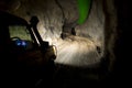 Underground Mining Tunnel Royalty Free Stock Photo