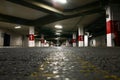 Underground parking Royalty Free Stock Photo