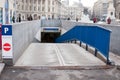 Underground parking exit Royalty Free Stock Photo
