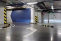 Underground parking/garage. interior of parking Royalty Free Stock Photo