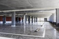 Underground parking is located under the residential building. A place for parking and storage of personal vehicles of residents Royalty Free Stock Photo