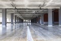 Underground parking located under the residential building. Storage place for personal transport for city residents Royalty Free Stock Photo