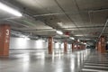 Underground parking lot Royalty Free Stock Photo