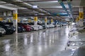 Underground parking lot of building Royalty Free Stock Photo