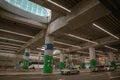 underground parking at ?stanbul airport Royalty Free Stock Photo