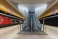 Underground part of the Zurich main railway station