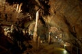 Underground photo in a cave Royalty Free Stock Photo