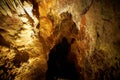Underground photo in a cave Royalty Free Stock Photo