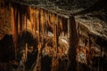 Underground photo in a cave Royalty Free Stock Photo