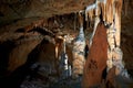Underground photo in a cave Royalty Free Stock Photo