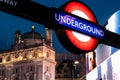 Underground in Picadilly Circus, London Royalty Free Stock Photo
