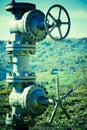 Underground Pipeline Valves Royalty Free Stock Photo