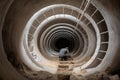 Underground Pipes installing concrete tunnel. Generate Ai Royalty Free Stock Photo