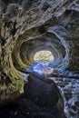 Underground river in Cave Stream Scenic Reserve