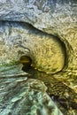 Underground river in Cave Stream Scenic Reserve Royalty Free Stock Photo