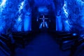 Underground salt cathedral Zipaquira main room