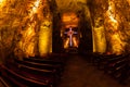 Underground salt cathedral Zipaquira main room