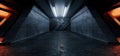 Underground Shelter Nuclear Bunker Hangar Car Garage Showroom Metal Mountain Rock Rough Walls Dark Tunnel Corridor Sci Fi