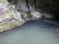 Underground source Zeleni vir or spring of water in significant landscape Green whirpool - Croatia / Podzemni izvor Zeleni vir