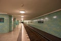 Underground station in Berlin Alexanderplatz. Royalty Free Stock Photo