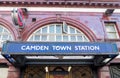 Underground station of Camden Town in London Royalty Free Stock Photo