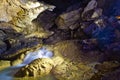 Underground stream in flooded cave Head of Otap