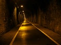 Underground subway tunnel