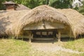 Underground traditional romanian house Royalty Free Stock Photo