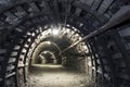 Underground tunnel in the coal mine