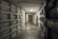 Underground tunnel in the Salt Mine Royalty Free Stock Photo