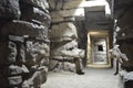 Underground Tunnels In The Main Temple Of Chavin De Huantar, Ancash, Peru