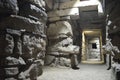 Underground tunnels at Chavin de Huantar, Ancash, Peru