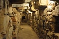 Underground tunnels within the main temple of Chavin de Huantar, Ancash, Peru