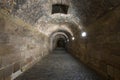 Underground Walkway at the Imperial Castle of Nuremberg Royalty Free Stock Photo