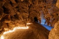 An underground walkway at the Quinta da Regaleira